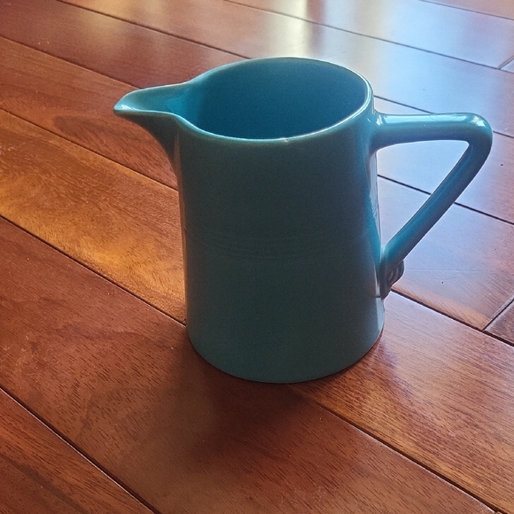 Homer Laughlin Blue Pitcher - Picture 1 of 10